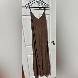 George Brown Maxi Dress with Pockets size Small Beach Cover Up